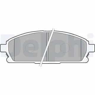 Delphi Bremsbel?ge vorne Nissan Pathfinder Quest X-Trail