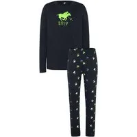 Polo Sylt Pyjama im Set und Label-Look (Set, 2 tlg)