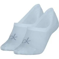 Calvin Klein Jeans Füßlinge CK WOMEN FOOTIE HIGH CUT (2 Paar) Mit eingestricktem Logo vorn