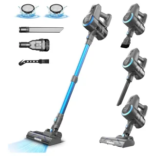 [EU Direct] INSE YISORA N300 Cordless Upright Vacuum Cleaner, 20Kpa Ultra Lightweight Stick Vacuum for Carpet, Hard Floo