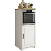 Home affaire Backofen/Kühlumbauschrank Meliss aus massiver Kiefer, Breite 60 cm, Soft-Close-Funktion