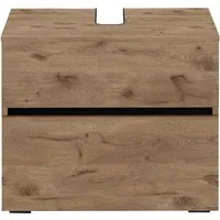 Home affaire Waschbeckenunterschrank Wisla Siphonausschnitt, Push-to-open-Funktion, Breite 60cm, Höhe 55 cm