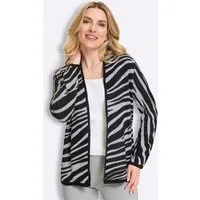 Sieh an! Strickjacke Strickjacke Langarm Intarsien