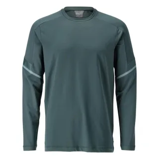 MASCOT Herren Langarmshirt Waldgrün L - 22281-461-34-L