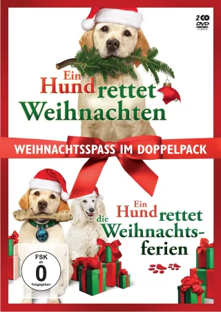 Ein Hund rettet Weihnachten / Ein Hund rettet die Weihnachtsferien [2 DVDs]