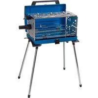 Koffergasgrill 400 SGR blau/silber