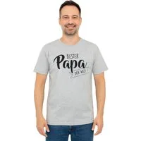 United Labels® T-Shirt Bester Papa der Welt T-Shirt Vater Vatertag Kurzarm Shirt Oberteil Top