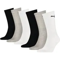 PUMA Socken PUMA UNISEX CREW SOCK 6P ECOM (6 Paar) Cat-Logo, Frottee-Sohle, Ripp-Bündchen