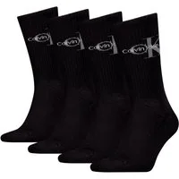 Calvin Klein Jeans Socken CKJ MEN SOCK 4P MONOGRAM ECOM (4 Paar) mit Logo am Schaft