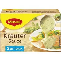 MAGGI Saucen, Maggi Kräuter Sauce perfekt zu Gemüse und Fisch 58g 2er für 2x 250ml