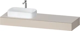 Duravit Qatego Konsole Taupe Matt 1600x550x170 mm - QA4806091910000 QA4806091910000