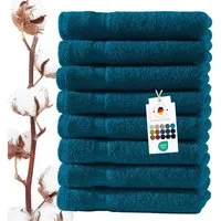 Carpe Sonno Gästehandtücher 30x50 cm 8x Gästetuch Set 100% Baumwolle Frottier Handtücher 500 g/m2, Frottier (Spar-Set, 8-St), Extra Soft & Weich, Saugfähig, Schwer, Atmungsaktiv, schnell trocknend