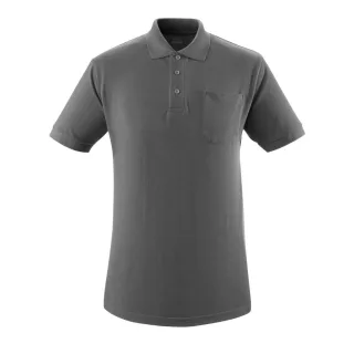 MASCOT Herren Orgon Polo-Shirt mit Brusttasche CROSSOVER Dunkelanthrazit S - 51586-968-18-S