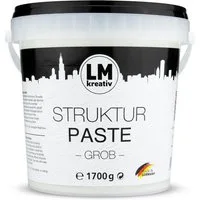 LM-Kreativ Strukturpaste Strukturpaste Grob, wasserfest nach Trocknung, matt, wasserbasiert