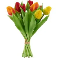 Kunsttulpe Tulpenbund, Creativ green, Höhe 30 cm, aus 12 Einzelstielen