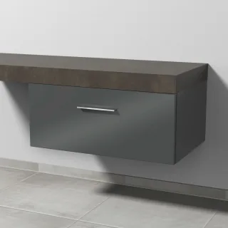 Sanipa Anbau-/Solitärschrank mit Auszug 2morrow (G2235) 340x800x520, G223579 G223579