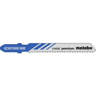 Metabo Stichsägeblätter metal premium 51 mm, BiM - 5 Stück - 623973000