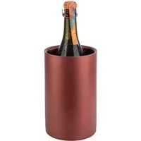 APS Wein- und Sektkühler, doppelwandig, Edelstahl, Höhe 20 cm