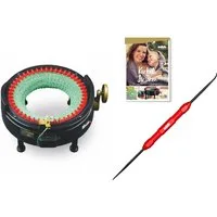 addi Strickmaschine addi-Express Kingsize Bundle mit Buch und Express-Haken