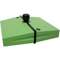 Kunststoffschirmständer Schirmständer Ampelschirme Sonnenschirmständer 25 kg Sand für Balkon, 1 tlg.