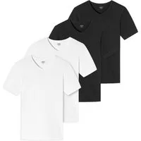 uncover by SCHIESSER T-Shirt Herren T-Shirt 4er Pack Baumwolle (Packung, 4er Pack)