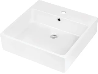 Neuesbad Serie 400 Aufsatzwaschbecken, Weiß, 500x500MM NB1DECDT6U5S1
