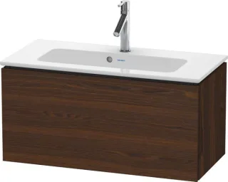 Duravit L-Cube Waschtischunterbau wandhängend Nussbaum gebürstet Matt 820x391x400 mm - LC615706969 LC615706969