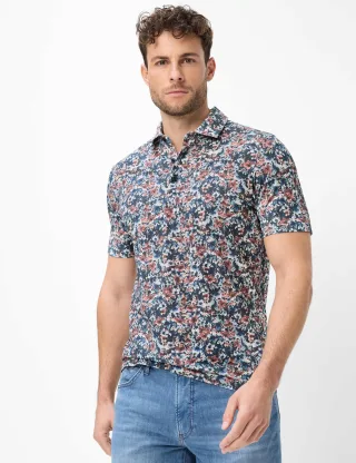 Brax Herren Polo Style PEPE cinder rose, Rosa, Gr. XXXL
