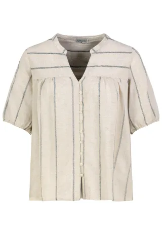 Authentic Style - RE9CIGt1cnphcm0gQmx1c2UgQWxsb3ZlciBQcmludA== structure: beige-offwhite-night navy - Gr. - M