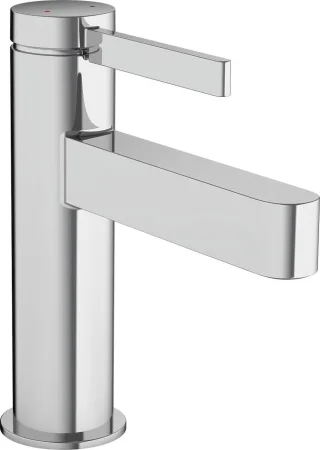 Hansgrohe Waschtischmischer 100 Finoris mit Push-Open Ablaufgarnitur chrom, 76010000 76010000