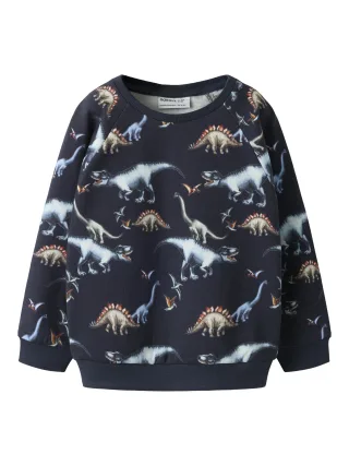 NAME IT - NMMBERTIL LS NREG SWEAT BRU Navy Blazer - Gr. - 110