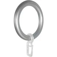 GARESA Gardinenring Kunststoffring mit Haken, (20-St), für Durchmesser bis 28mm, einfache Montage