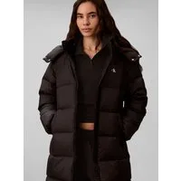 Calvin Klein Jeans Steppmantel ESSENTIAL LONG DOWN PUFFER Regular fit mit Kapuze