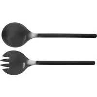 WENKO Salatbesteck Modell Nagy (Set, 2-tlg), aus rostfreiem Edelstahl, mit extra großer Aufnahmefläche