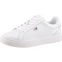 Tommy Hilfiger FLAG COURT SNEAKER Sneaker, Schnürschuh, Halbschuh, Freizeitschuh mit edlem TH-Logoemblem