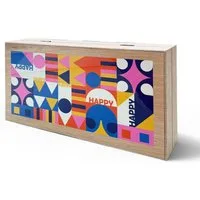 BIGGDESIGN Spielesammlung Biggdesign Happy Backgammon-Set, kratzfeste Oberfläche