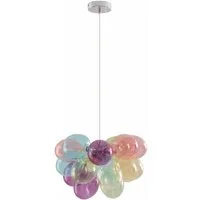 Lucande Hängeleuchte Diborah, Glas IP20, 3 x 8 W LED