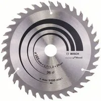 BOSCH Kreissägeblatt Kreissägeblatt Wood für Handkreissägen, 165 x 20/16 x 1.7 mm