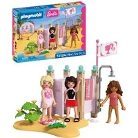 Playmobil® PLAYMOBIL x Barbie™ Strandmode (72124), Barbie™ Konstruktions-Spielset, (54 St), Made in Europe