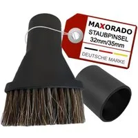 Maxorado Möbelpinsel Staubsauger Möbelpinsel Aufsatz Staubpinsel Naturhaar 32 35 mm