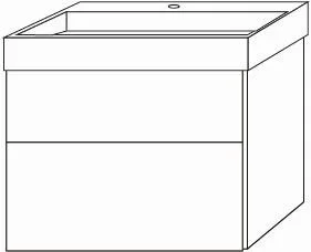 Sanipa Waschtischunterbau mit Auszügen 3way BP9841B