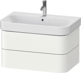 Duravit Happy D.2 Plus Waschtischunterbau wandhängend Weiß Supermatt 775x490x415 mm - HP438708484000 HP4387084840000