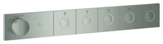 GROHE Unterputz-Thermostat Grohtherm Aqua Tiles, 106868 FMS 5 ASV supersteel, 106868DC00 106868DC00