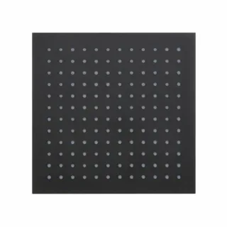 Herzbach Deep Black Regenbrause 36.600250.2.12 250 x 250 mm, schwarz matt