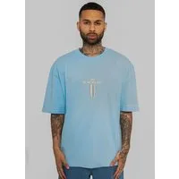 DADA Supreme T-Shirt Oversize mit Stickerei Frotee Logo