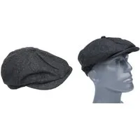 Cool4 Schiebermütze Gatsby 8-Panel Herbst Flatcap Peaky Blinders Heringbone 8-Panel Ballon Flatcap
