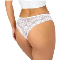 Donna Brasilslip 270 (2-St) Damen 2er Pack Brazilian Slips Unterhosen Spitze Baumwolle