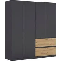 rauch Drehtürenschrank Kleiderschrank Schrank Garderobe COSTA in den Breiten 91/136/181 cm (in 3 Ausstattungen BASIC/CLASSIC/PREMIUM) viel Platz, grifflose Front und Push-to-Open Funktion MADE IN GERMANY