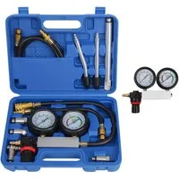 QUBEBU Kfz-Diagnosegerät Auto Kompressionsprüfer Set 0-7 bar Kfz-Kompressionstester M12 M14 M18, Kompressionsmessgerät 100 PSI, Motorzylinder-Kompressionstester, 1-tlg., Zylinderdruck Kompressionsmesser, Zylinder Kompressionsprüfer, für KFZ LKW Auto 