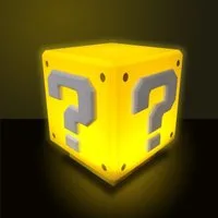Paladone Stehlampe Super Mario Tischlampe Mini Fragezeichen-Block